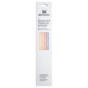0,89L - QUENCHER® H2.O FLOWSTATE™ TUMBLER STRAWS - Resort Twist Multi Pack