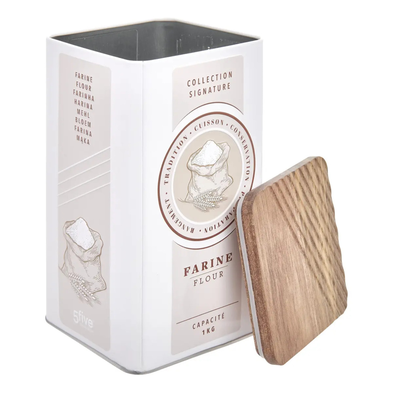 Boîte à farine 1,6L creme
