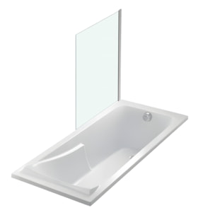 Baignoire Corvette 150x70 cm + Pare bain