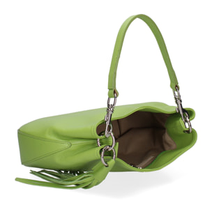 Borsa a spalla da donna In Vera pelle Made in Italy 33x26x18 cm