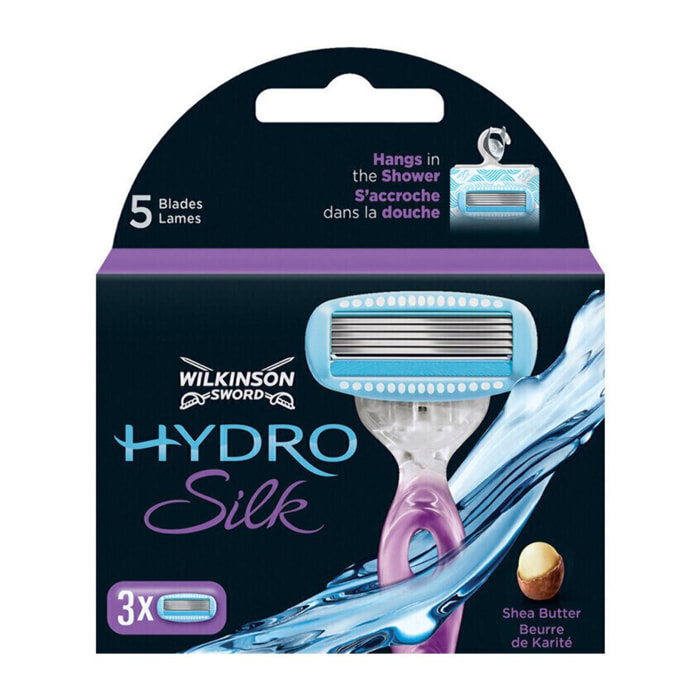Pack de 2 - Wilkinson - Hydro Silk - Lames de rasoir pour femme - Pack de 3
