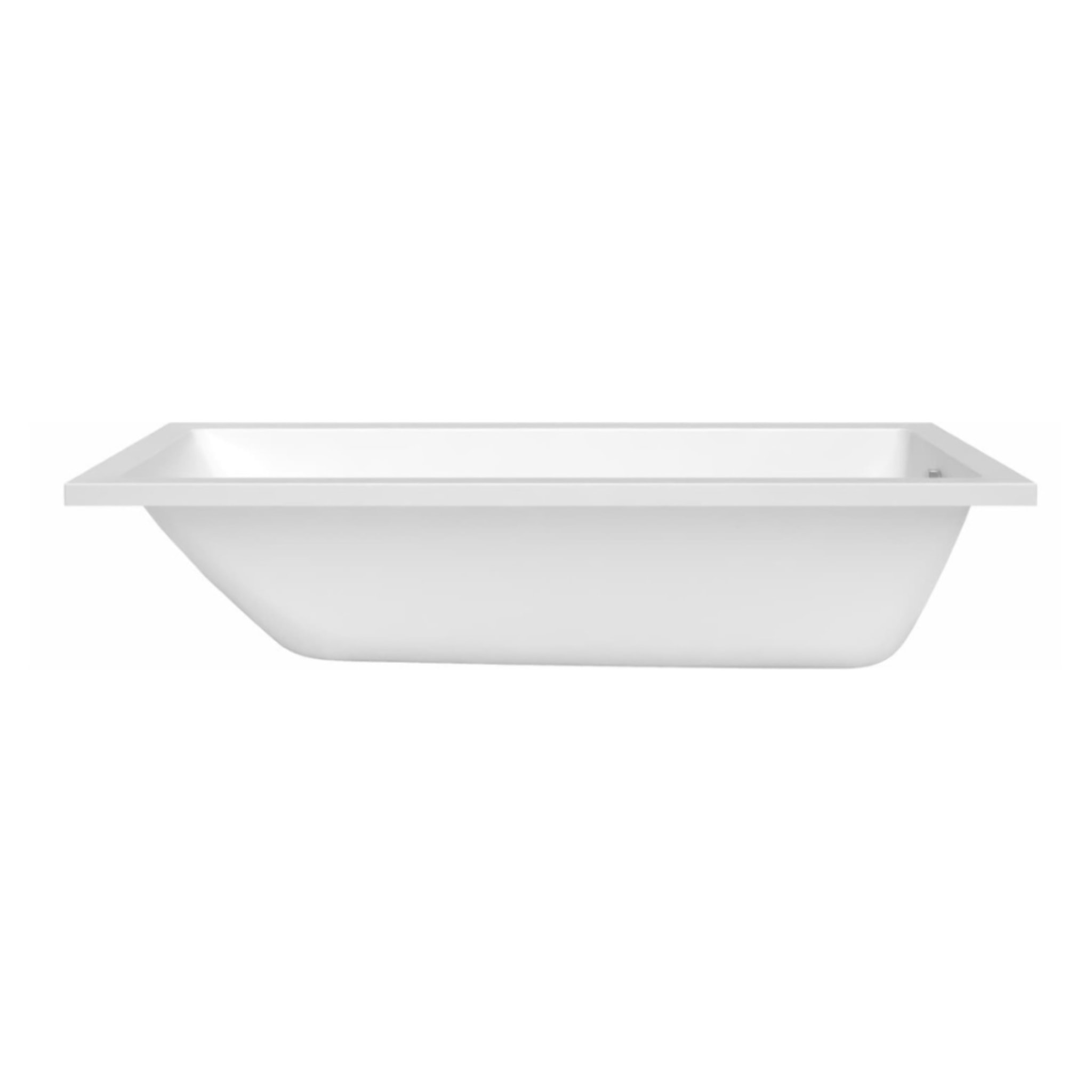 Aurum 170x70 cm baignoire rectangulaire en acrylique, orientation gauche et droite, sans pieds, blanc (SATVAUR170)