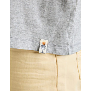 Camiseta Manga Corta Gris - Sundaise