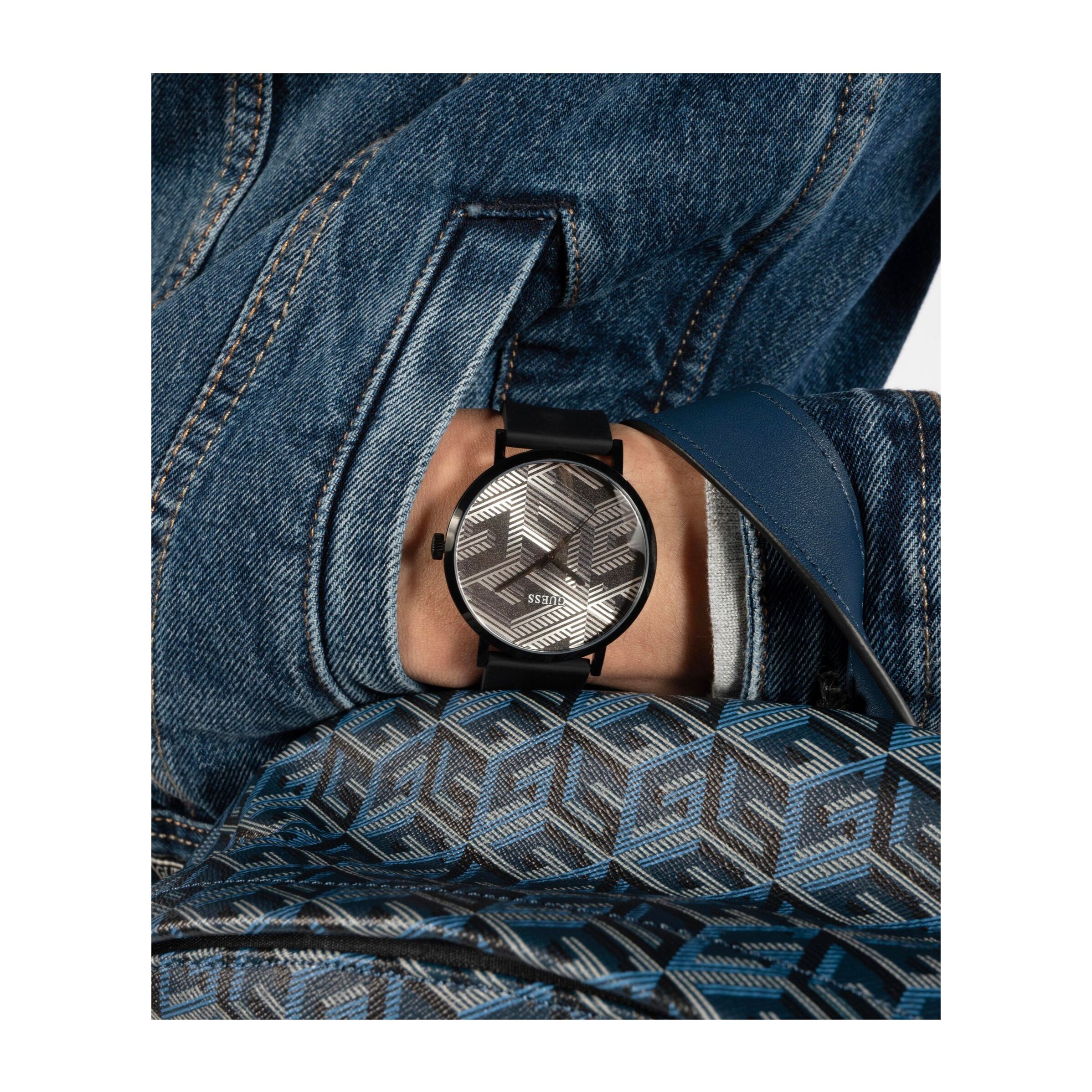 Guess Orologio Analogico Al Quarzo G Bossed