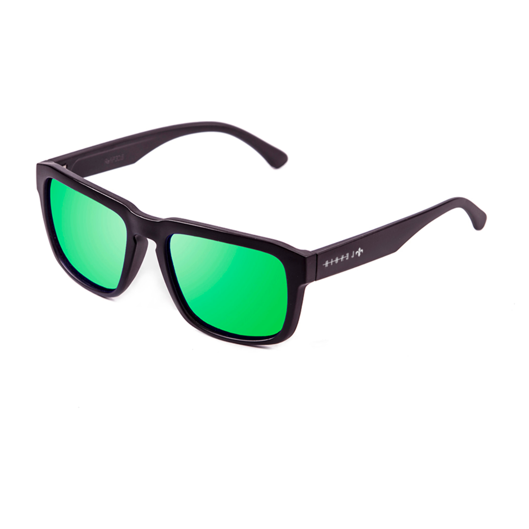 Gafas de sol LENOIR LA MEL - Negro mate / Revo verde