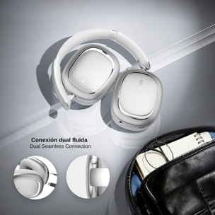 Cascos bluetooth CR-01 con batería recargable.