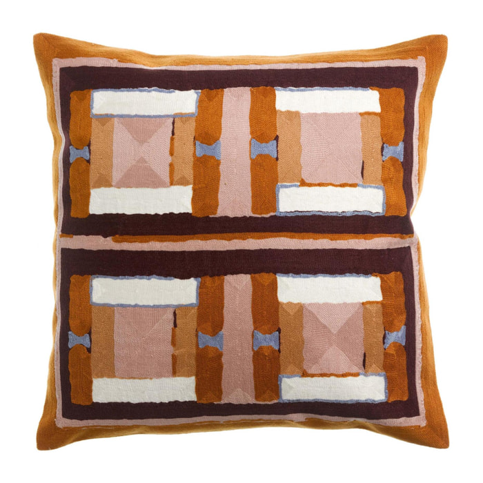Coussin brodé Taho