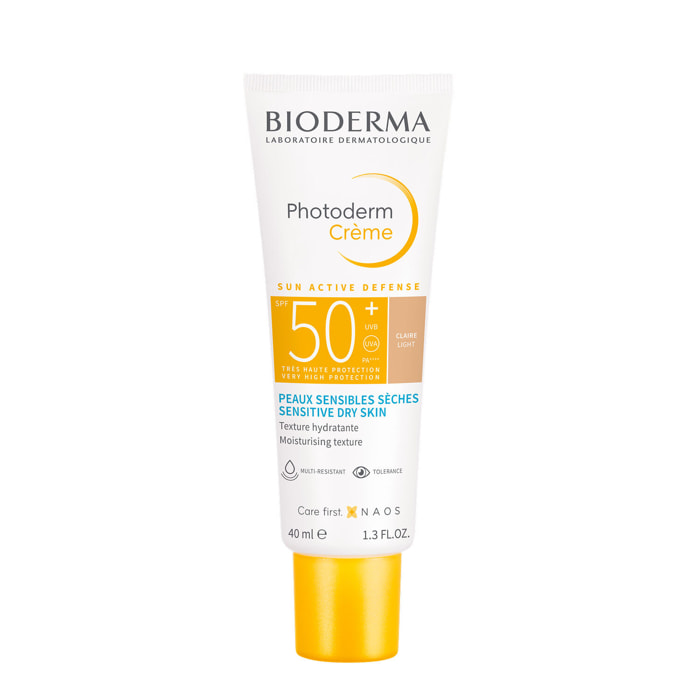 Photoderm - Crème Hydratante Teintée - Peaux Sensibles - SPF50+ 40 ml