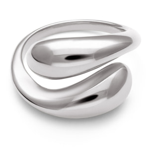 Anillo Maxi Abbraccio Acero