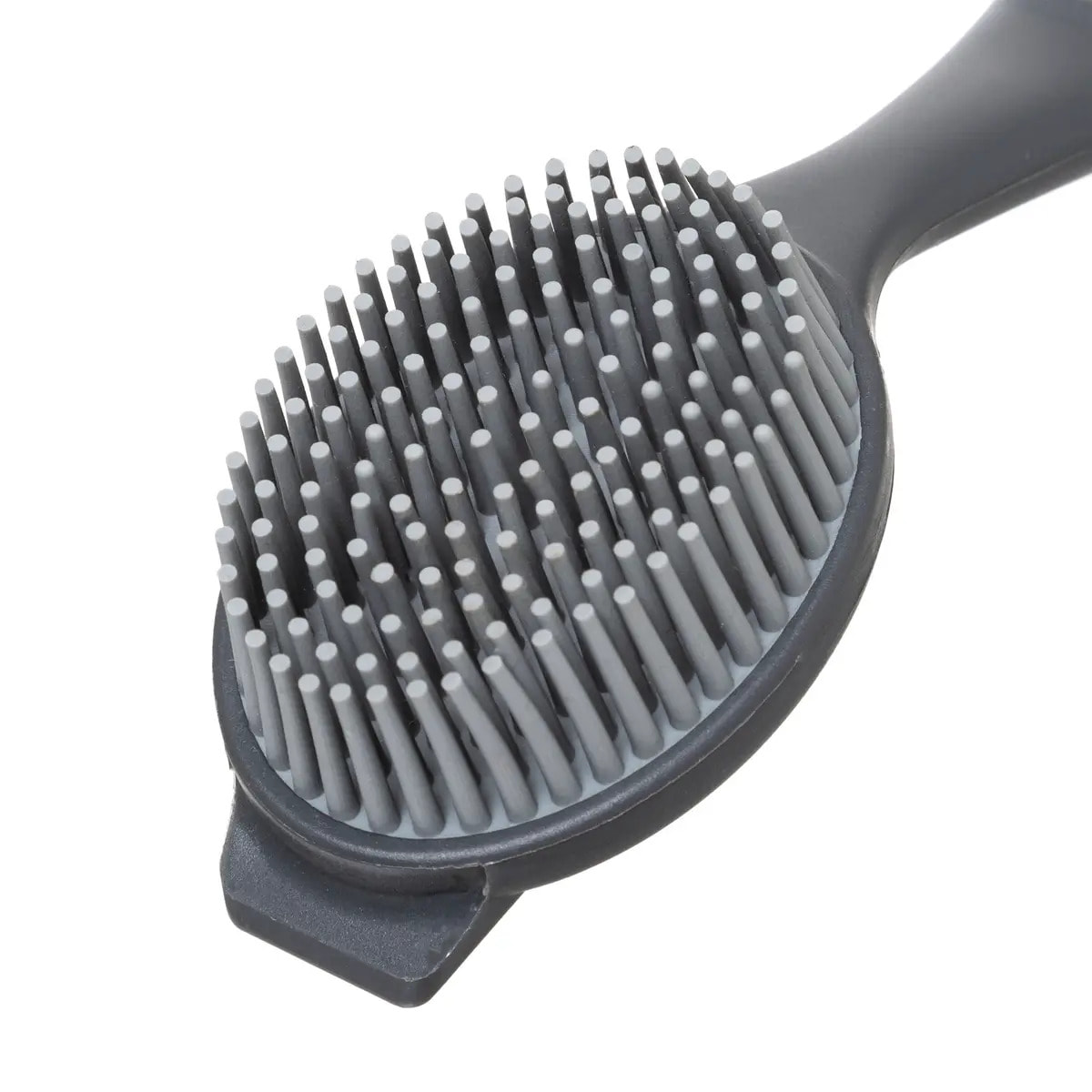 Brosse vaisselle en caoutchou gris