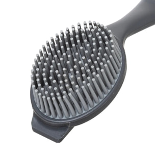 Brosse vaisselle en caoutchou gris