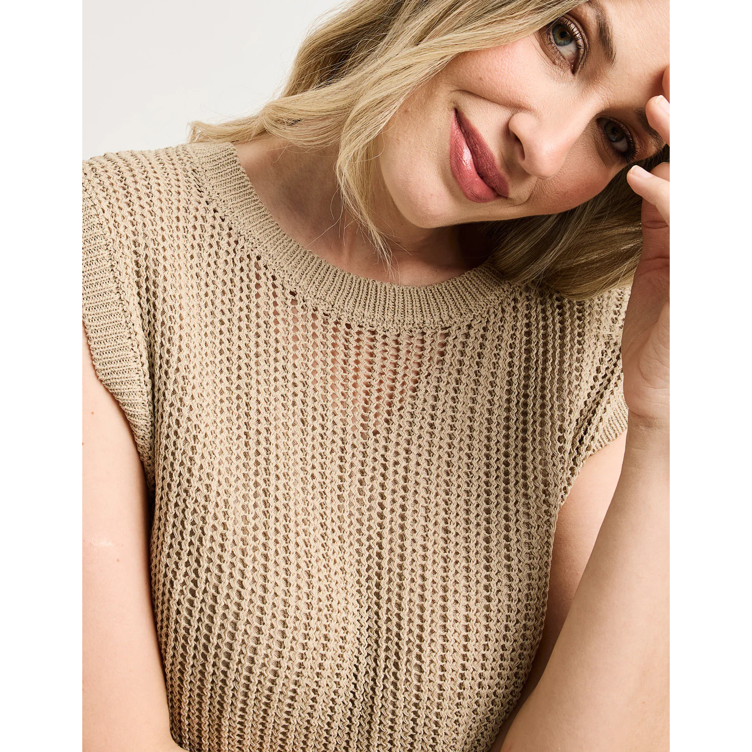 Camiseta Manga Corta Beige - Elsinore