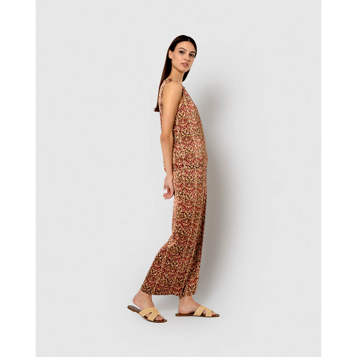 Set satinato railay rosso