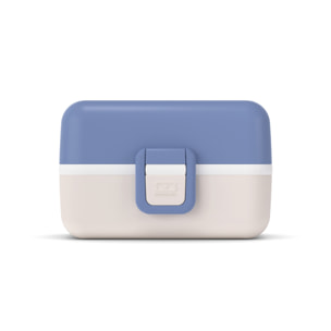 Lunch box à compartiments pour enfant Tresor 800ml Bleu/Crème