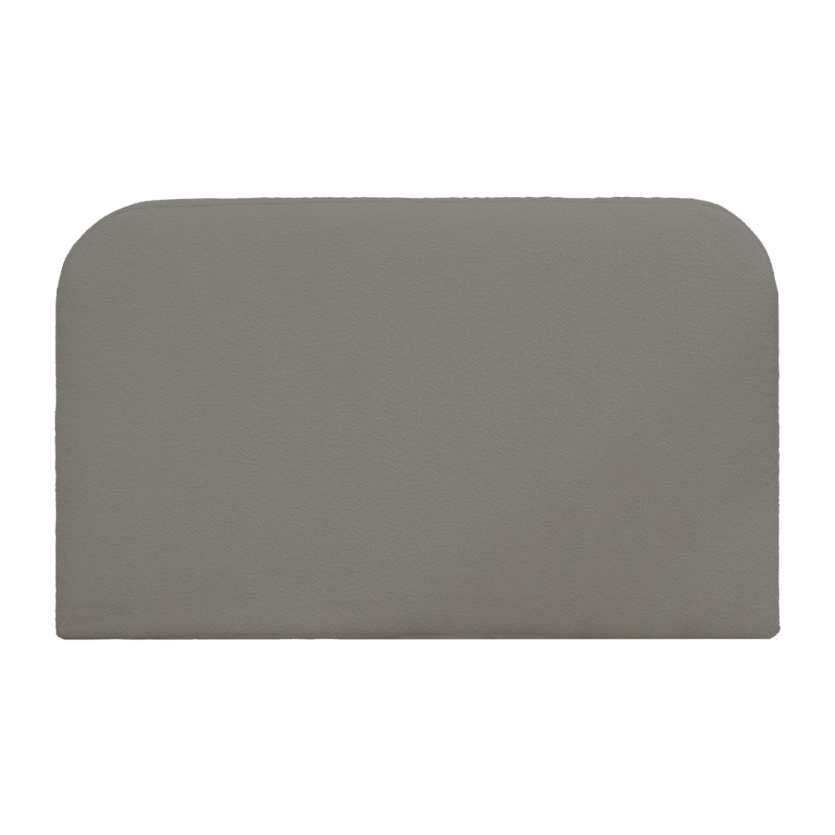 Housse pour tête de lit en bouclé gris foncé en différentes tailles