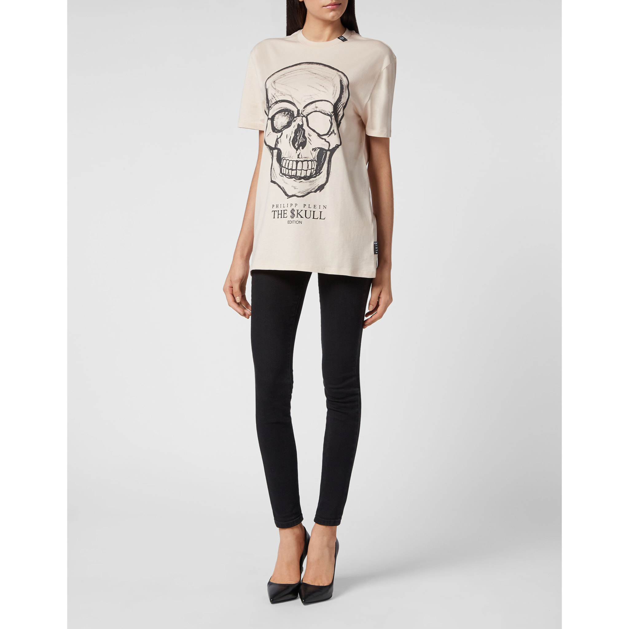 PHILIPP PLEIN Camiseta Cuello Redondo SKULL