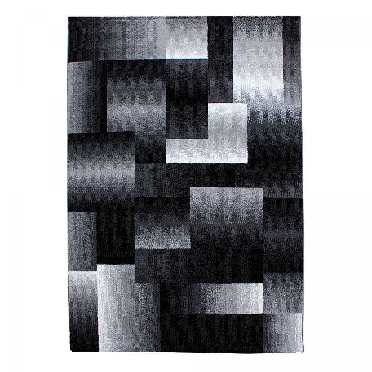 Tapis salon et chambre tissé motif géométrique TAKE
