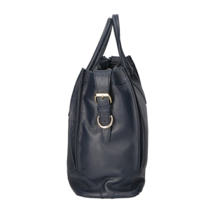 Borsa a mano da donna - Modello Doralice - Vera pelle - 38.0 x 31.0 x 17.0 cm