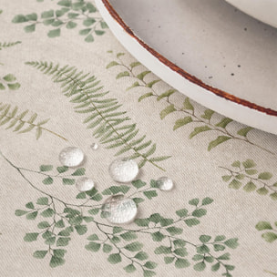 Mantel antimanchas DALIA PURPURA - 100% algodón