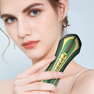 Dispositivo de belleza con RF,VR, EMS y luces LED.