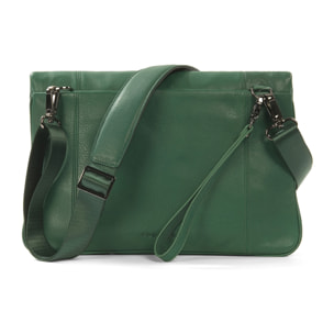 Borsa a tracolla  unisex In Vera pelle Made in Italy 23,5x34x4,5 cm