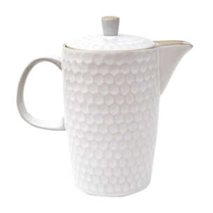 Caffettiera Impronte in stoneware