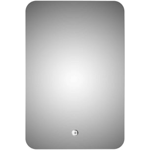 Miroir Led Silver Moon - Gris clair