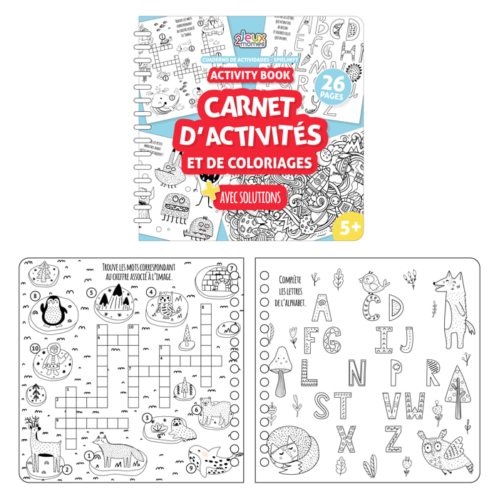 CAHIER D ACTIVITES CRAYON X20 GOMME X202