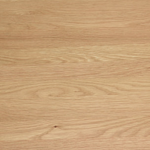 SYA - Table à manger ronde D120 décor et chêne naturel pied à motif strié