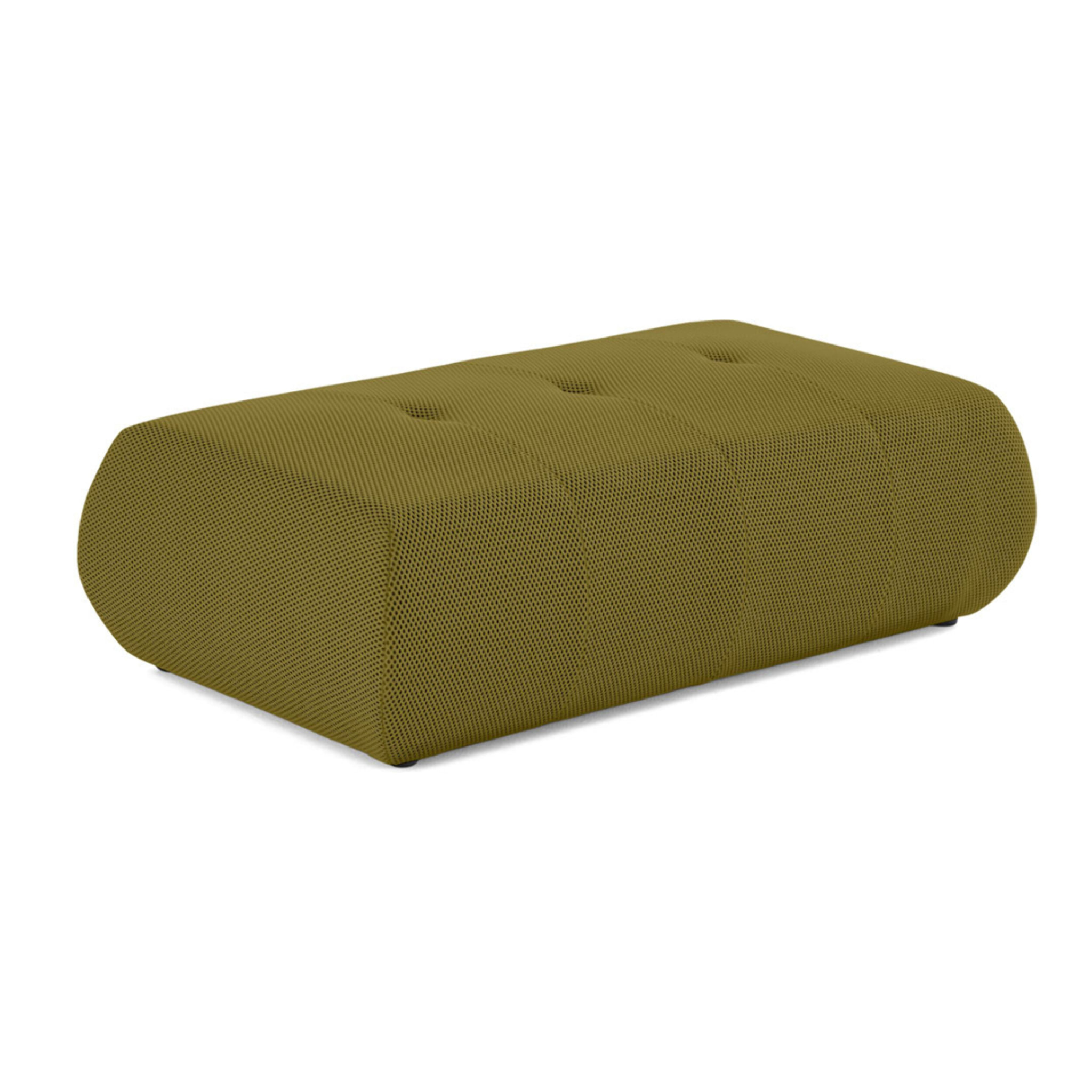 Onyx - pouf d'appoint - en tissu mailles 3D - Vert Olive