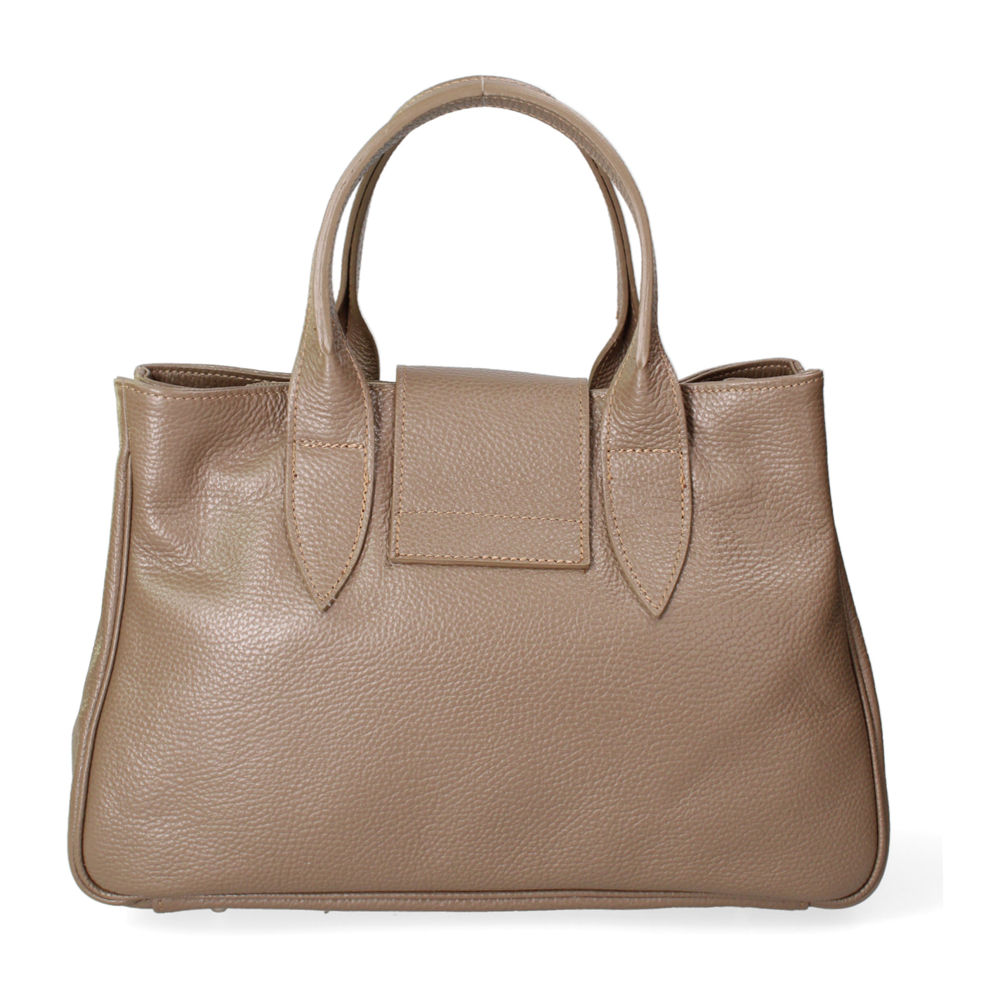 Borsa a mano da donna - Modello Ascoli - Pelle stampata cocco - 35.0 x 25.0 x 15.0 cm